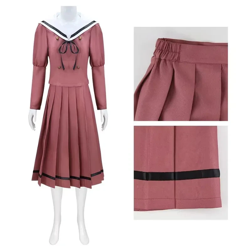 

☤2026 Fairy Godmother Cosplay Costume Women Shrek Red Dress Wings Glasses Magic Stick Full Set Halloween Party Outfit☤~