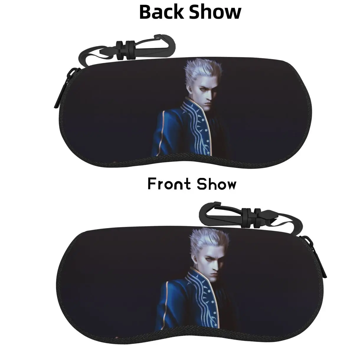 

Vergil From The Devil May Cry Series чехол для очков портативная коробка для солнцезащитных очков для женщин и мужчин мягкая сумка для очков