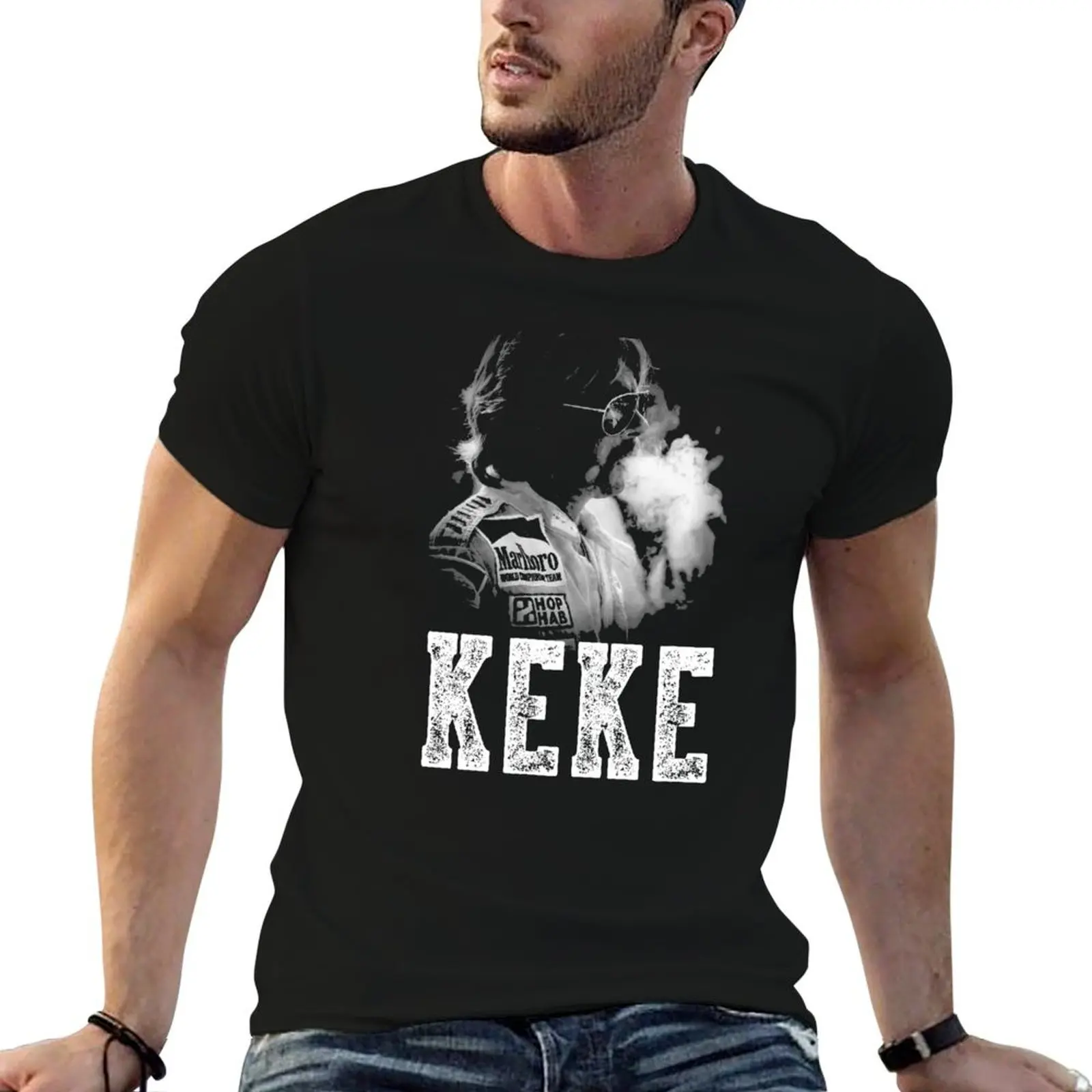 Camiseta Keke Rosberg, camisetas de algodón para hombre, camiseta 100% algodón, paquete de camisetas de algodón, camiseta 100% algodón