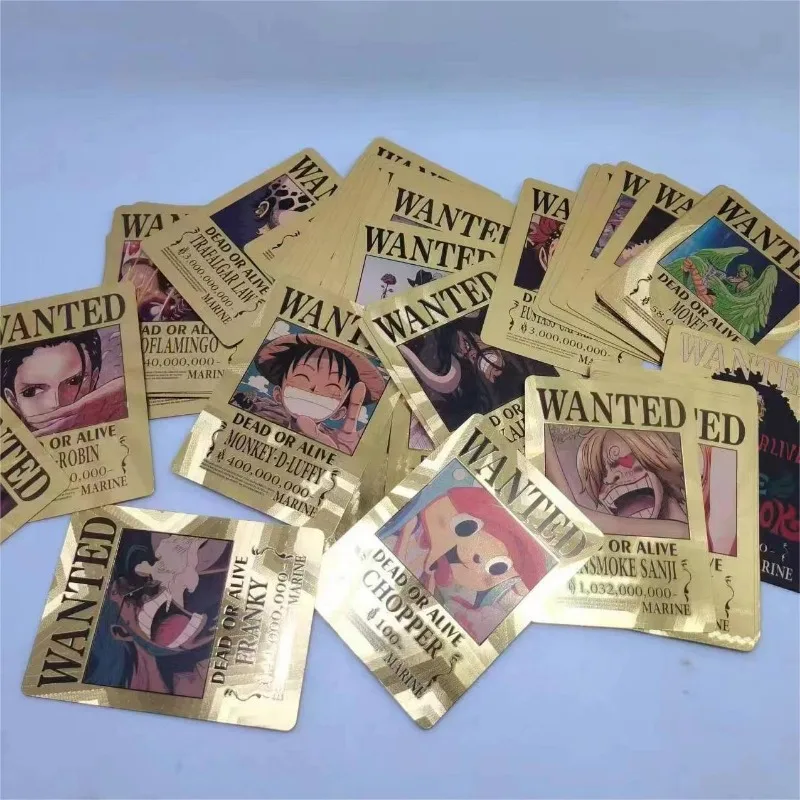 Anime Card One Piece Card Luffy Sauron Collection Card 55 Gold Foil PVC English Cards Anime Cartoon Cards