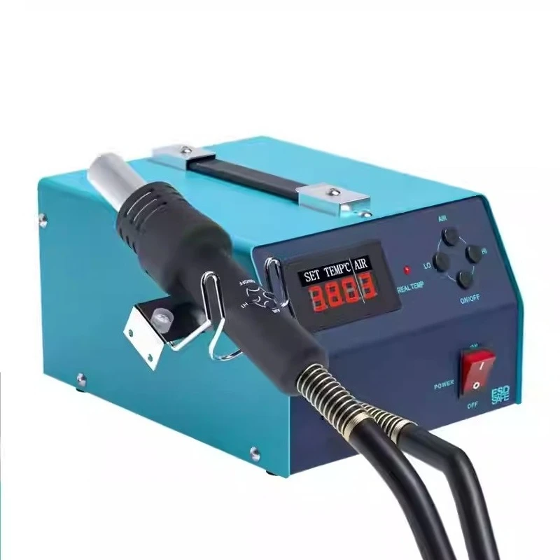 Hot air gun welding table, digital display constant temperature adjustable temperature industrial high power welding table
