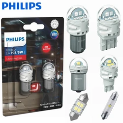 Philips-luces LED Ultinon Pro3100 para intermitente de coche, bombillas traseras, luces antiniebla de parada, Color rojo y blanco, W5W, P21/5W, W21/5W