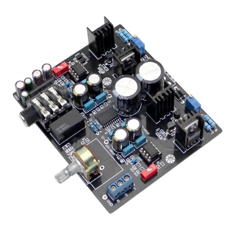 TPA6120A Headphone Amplifier Board NE5534 For 32-600 Ohm Speakers With Headphone Protection