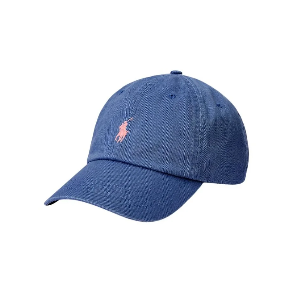 Polo Ralph Lauren Cotton Baseball Caps Unisex Clancy Blue, Dark Pink Label 710667709126