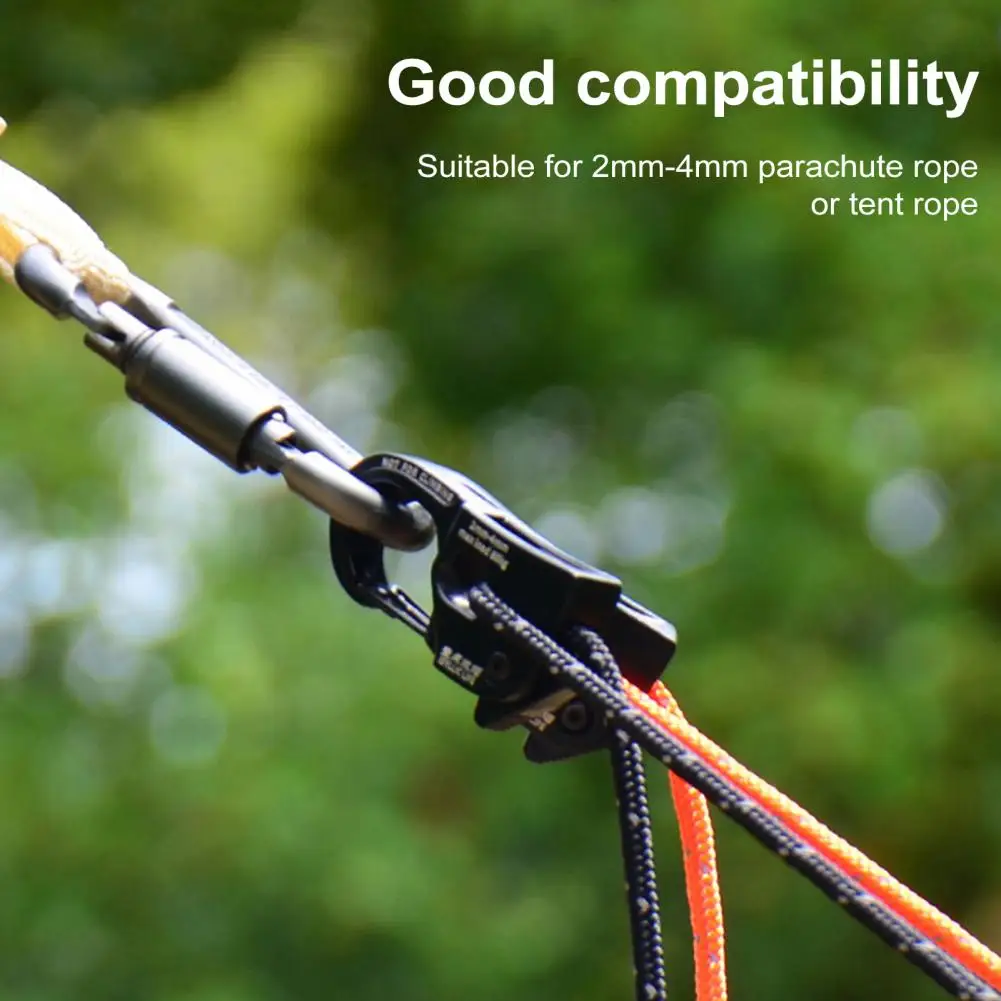 Rope Tensioning Tool Durable Tent Rope Tensioner Core Lanyard Adjuster for Camping Gear Strong Load-bearing Portable for Outdoor