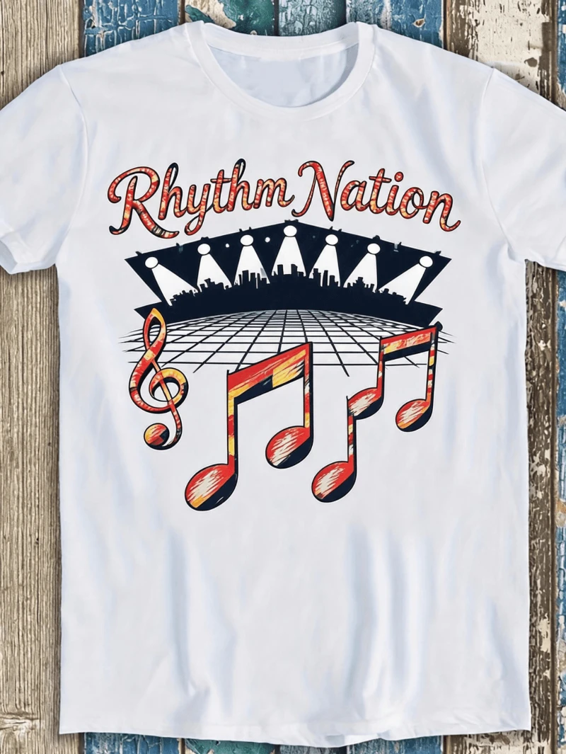 Men's Retro Music Graphic T-Shirt – 