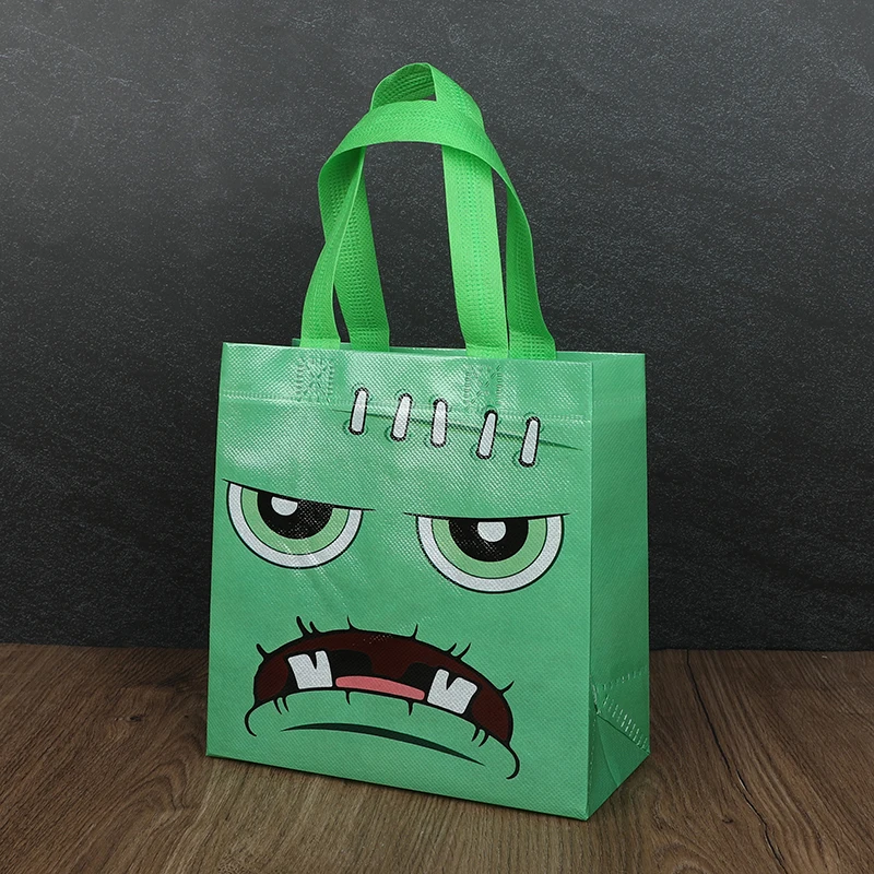 8-24Pcs Halloween Vlies Geschenk Taschen Kürbis Geist Süßigkeiten Snacks Verpackung Tasche Halloween Party Home Decor liefert Kinder Gefälligkeiten – Detail 10