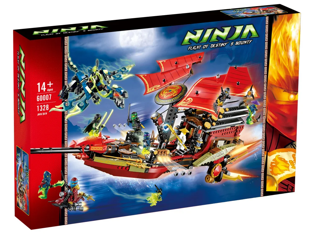 

Строительные блоки Final Flight of Destiny's Bounty, 1265 шт., кирпичи, игрушки для детей 70738 89008