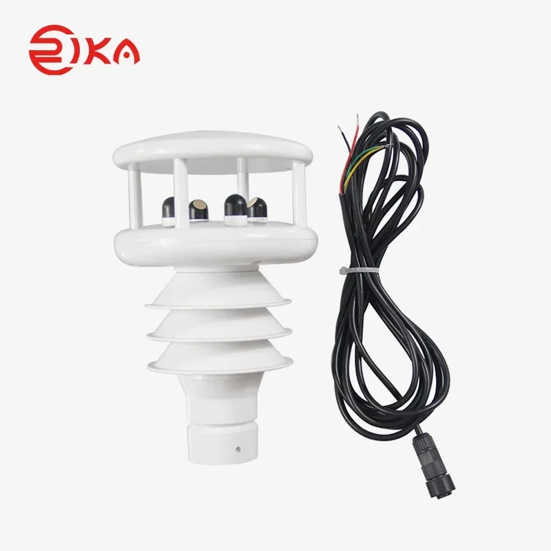 RIKA RK900-10 RS485 RS232 SDI-12 Ultrasonic Weather Station With Wind/Temp/ RH/ Pressure/ Rain/ Solar Radiation/Dust Sensor