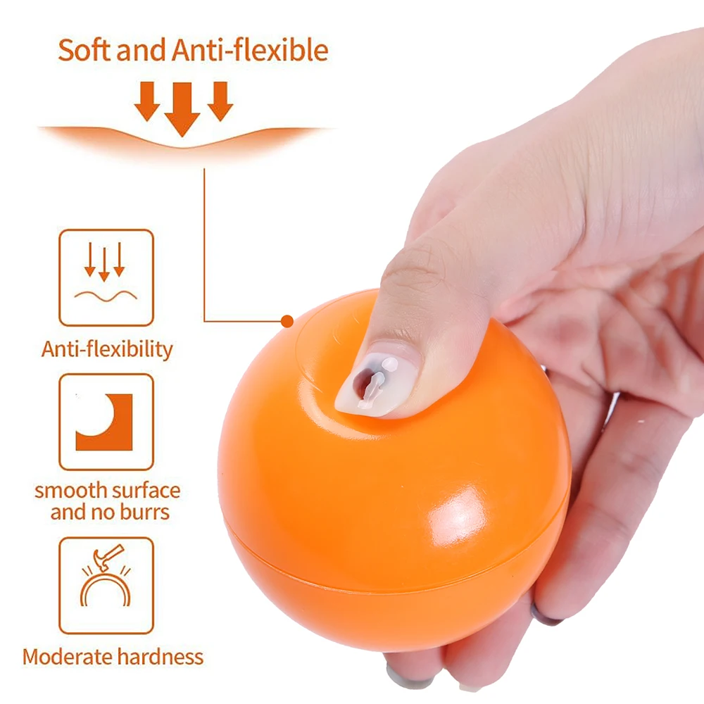 5.5cm 100 pçs bolas de plástico com saco líquido com laranja, amarelo, branco e claro para crianças bola poço e piscina brinquedos de água