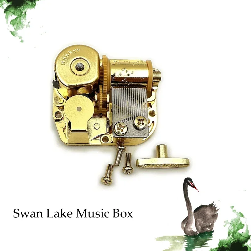 Mechanical Anime Swan Lake Your Name DIY Music Box Family Activity Christmas Present