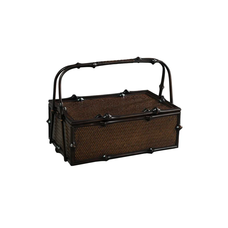 

New Chinese style bamboo, portable tea box