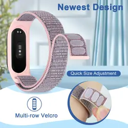 Nylon loop For Xiaomi Mi Band 7-7 nfc smartwatch Wristband Sport Miband7 Correa Replacement Bracelet smart band 7 6 5 4 3 Strap
