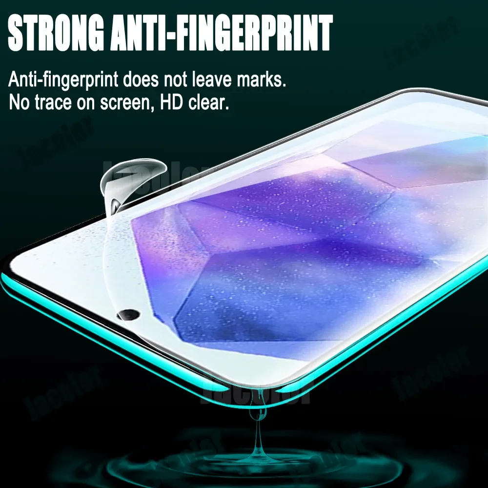 4 Uds Protector de Gel de pantalla para Samsung Galaxy A55 A35 A25 A15 5G A05 A05S película de hidrogel de seguridad SamsumgA 55 35 no vidrio templado
