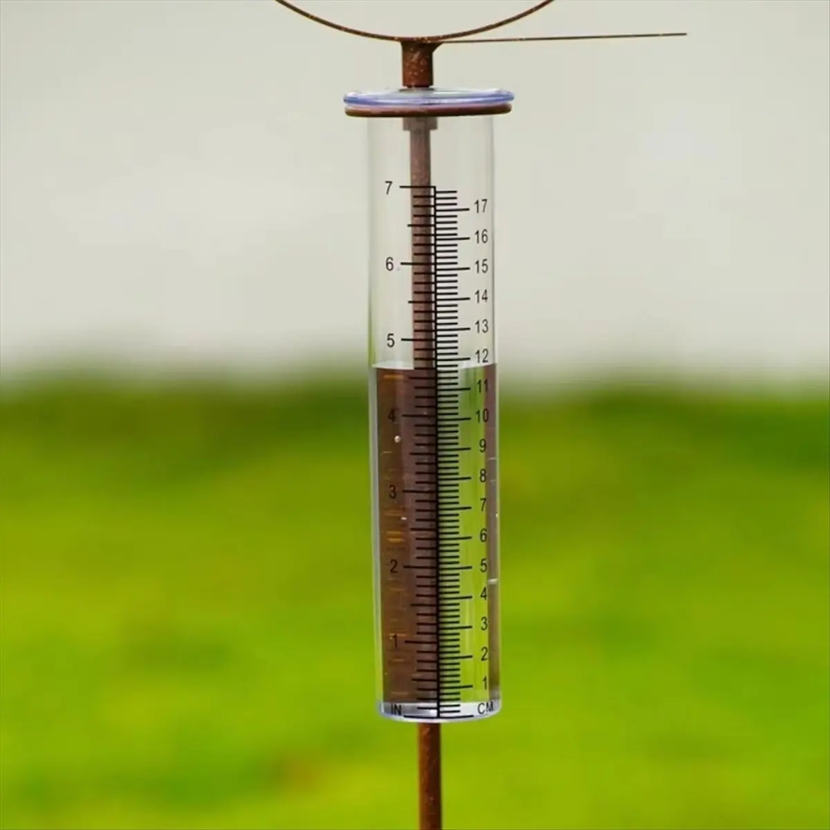 New Snail Pile Garden Rain Measure Gauge Garden Tools Rainfall Gauge Analysis Instruments Rain Water Catcher for Yard Lawn