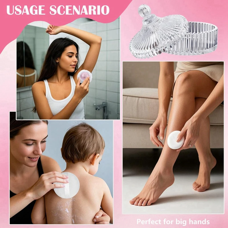 مجموعة بودرة الجسم والحاويات، منتفخة بودرة الغبار للنساء والأطفال وحاويات البودرة السائبة للمكياج الجاف الرطب