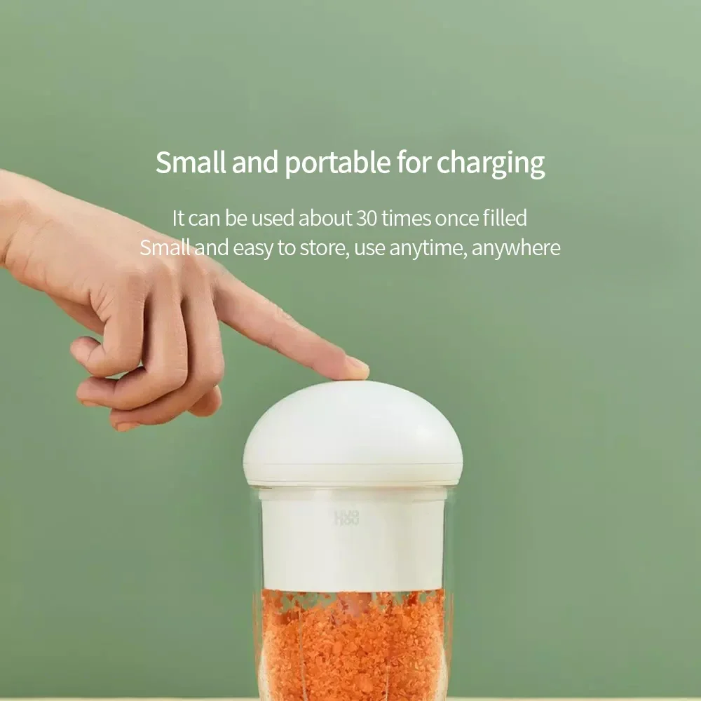 الأصلي huoho اللاسلكية مفرمة اللحم الكهربائية متعددة الوظائف التكميلية الغذاء اثارة الثوم قطعة أثرية ماكينة طهي