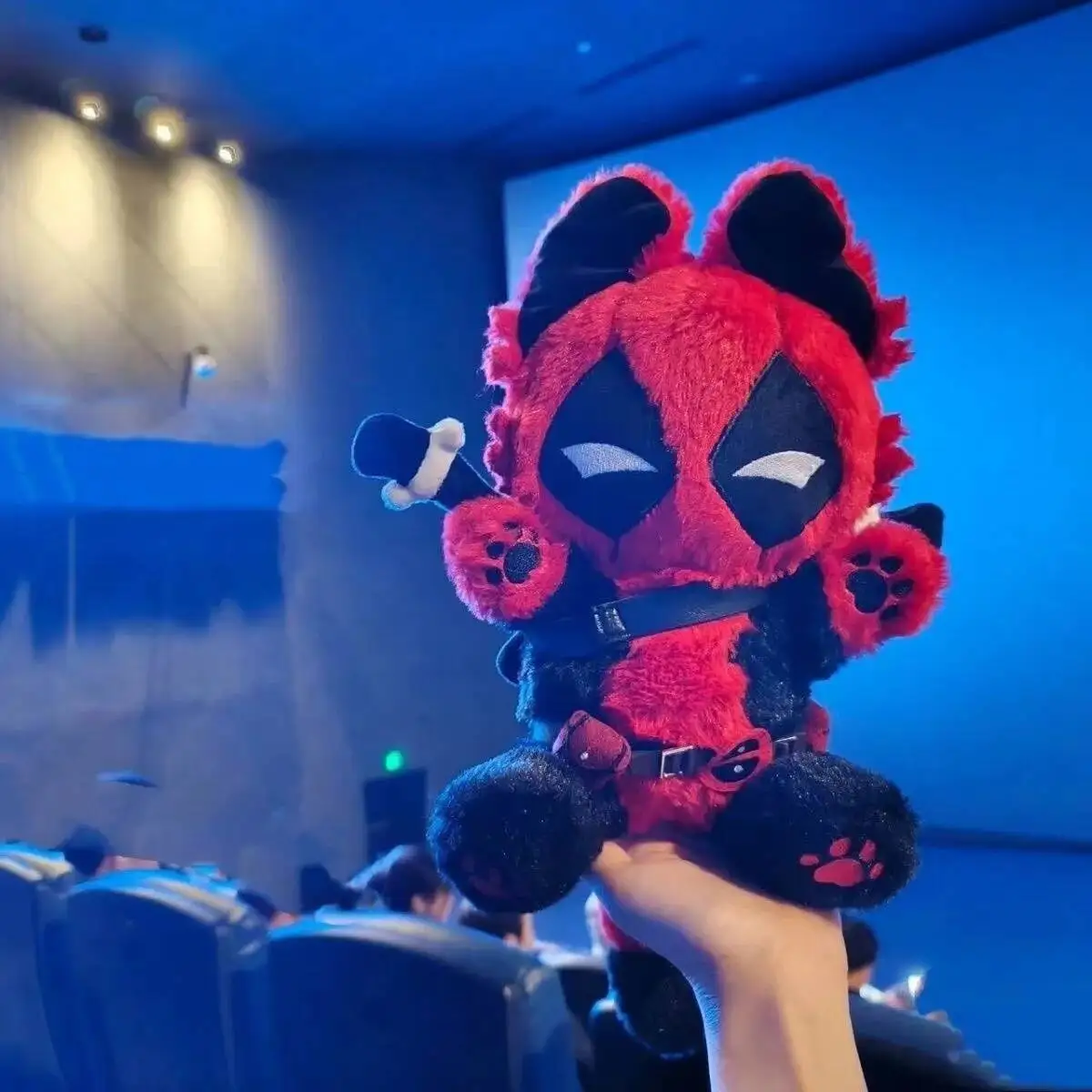 Deadpool Cat Toy - 30cm Stuffed Doll & Pillow for Kids