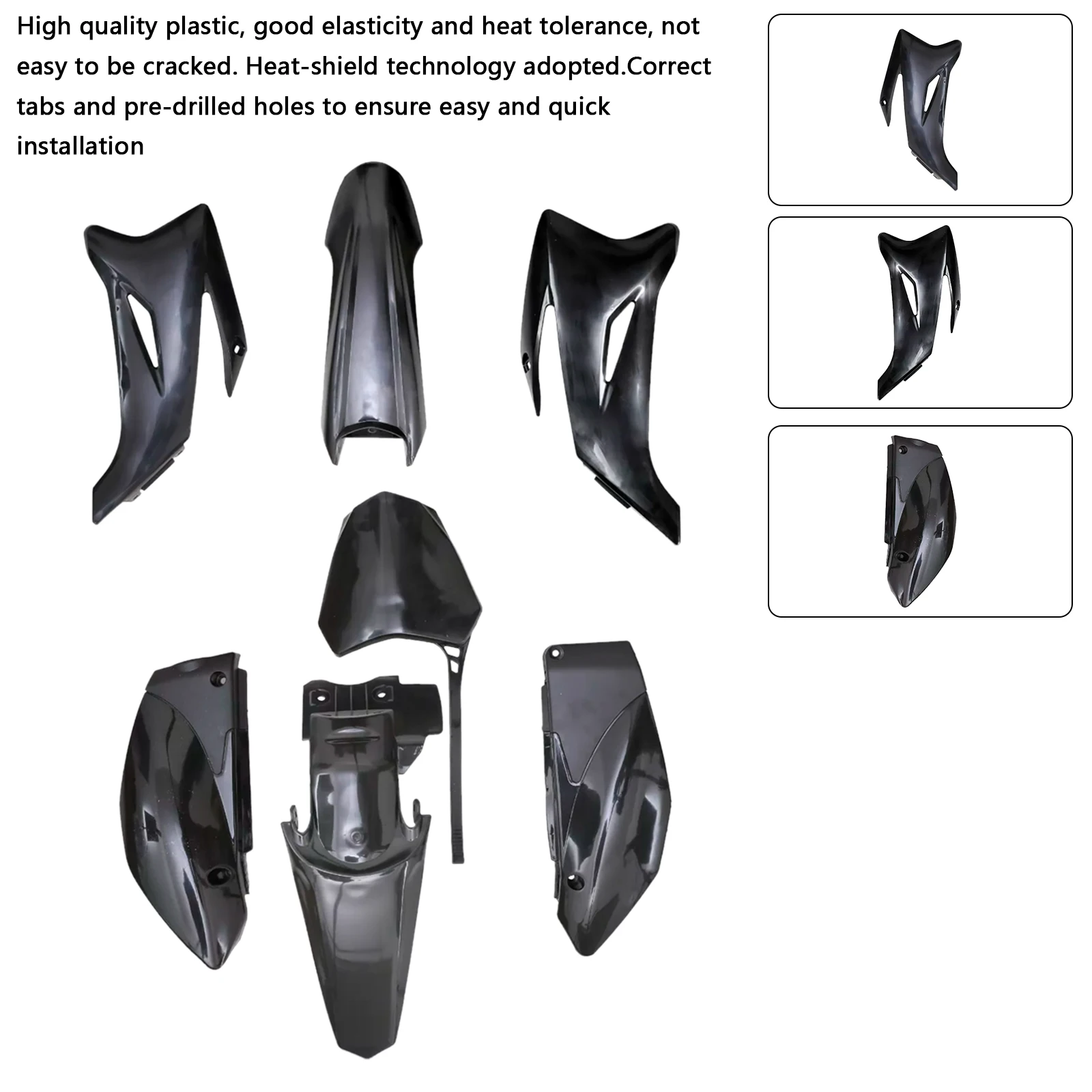 Topteng Body Plastic Kit Fender Fairing For Yamaha TTR110 DIRT BIKE 2008-2012 2013 2014 2015 2016 2017 2018 2019 2020 2021 2022