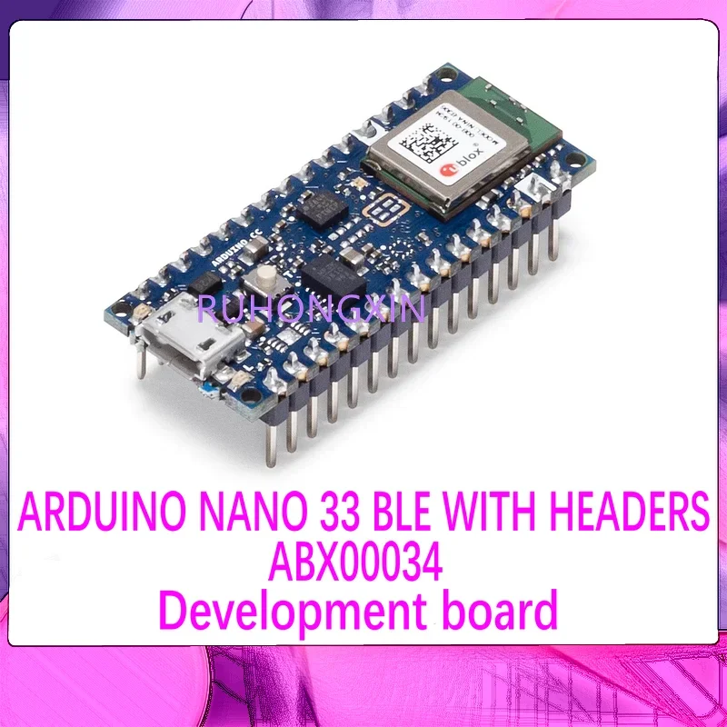 ARDUINO NANO 33 BLE WITH HEADERS ABX00034 NRF52840 development board with a speed of 64MHz