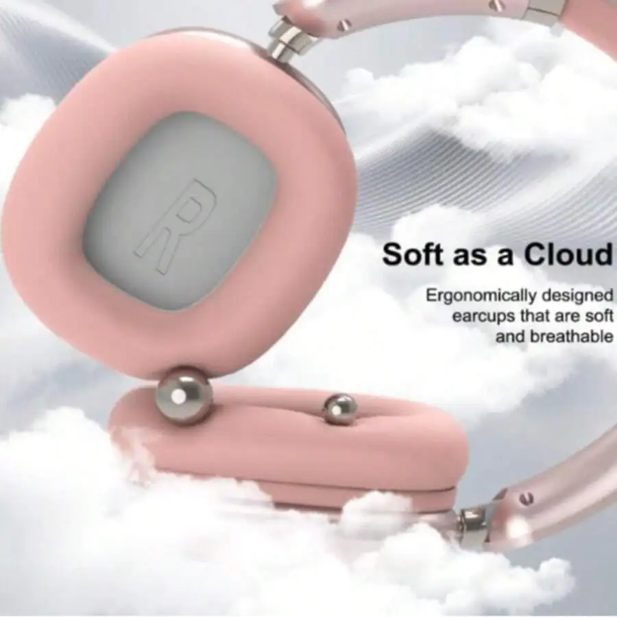 Wireless Bluetooth Over-Ear Headphones, 28H Battery Life,  Compatible with iOS & Android Phones, Computers, Laptops
