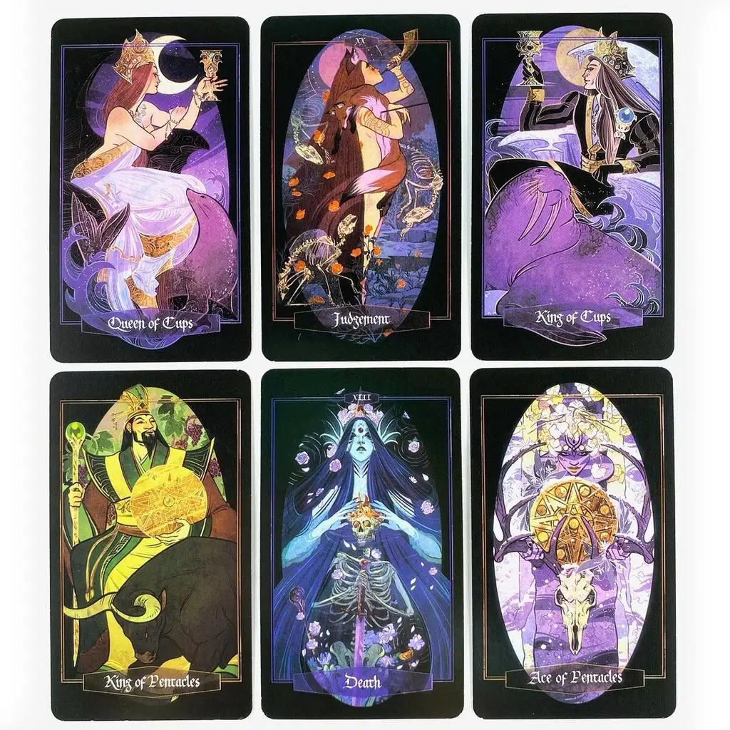 10.3*6Cm Kinderen Van Litha Tarot Deck Vrijetijdsfeest Tafelspel Waarzeggende Profetie Orakelkaarten