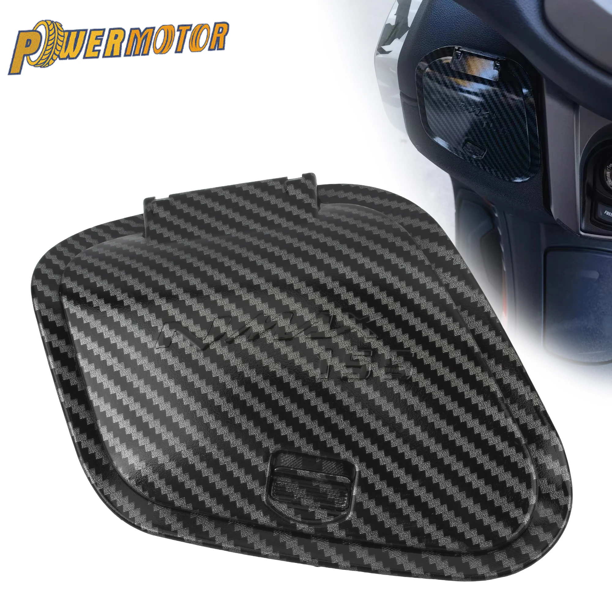 

Powermotor Dirt Pit Bike Motobike Accessories For Yamaha NMAX2022 Toolbox Dust Cover Side Pocket Cover Charger Waterproof Cap