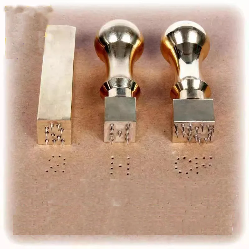 

Custom Brass Pin Stamp, Personalized Your Own Logo Letter Steel Hand Seal for Permanent Marking