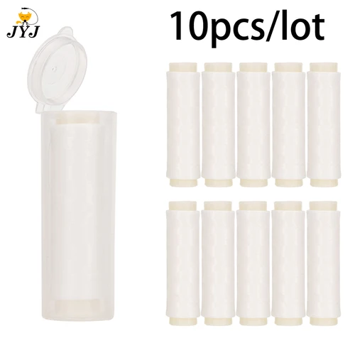 Carrete de nailon Invisible de alta resistencia, hilo elástico de poliéster, línea flotante, señuelo de Pesca de Mar, accesorios de aparejos de alambre, 10 Uds./lote