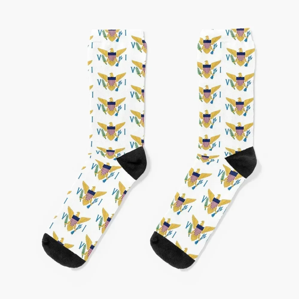 Virgin Islands Socks golf anime new in's kawaii Men Socks Women's