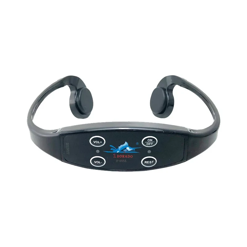 Wireless non-ear hanging ear type bone conduction water sports swimming teaching earphone training walkie-talkie professional