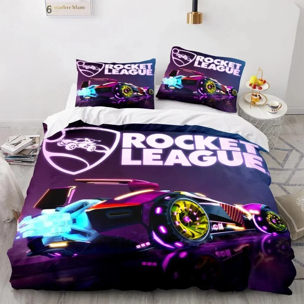 3D New Rocket League Bedding Set Bedspread Single Twin Full Queen King Size Car Rocket League Bed Set Aldult Bedroom Duvet Cover