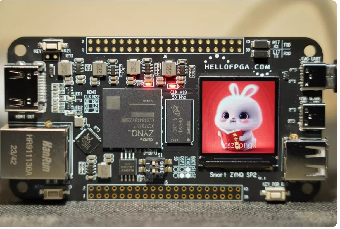 new ZYNQ 7020 FPGA Minimum System Development Board Core Board  Smart Zynq SP2 Square Screen