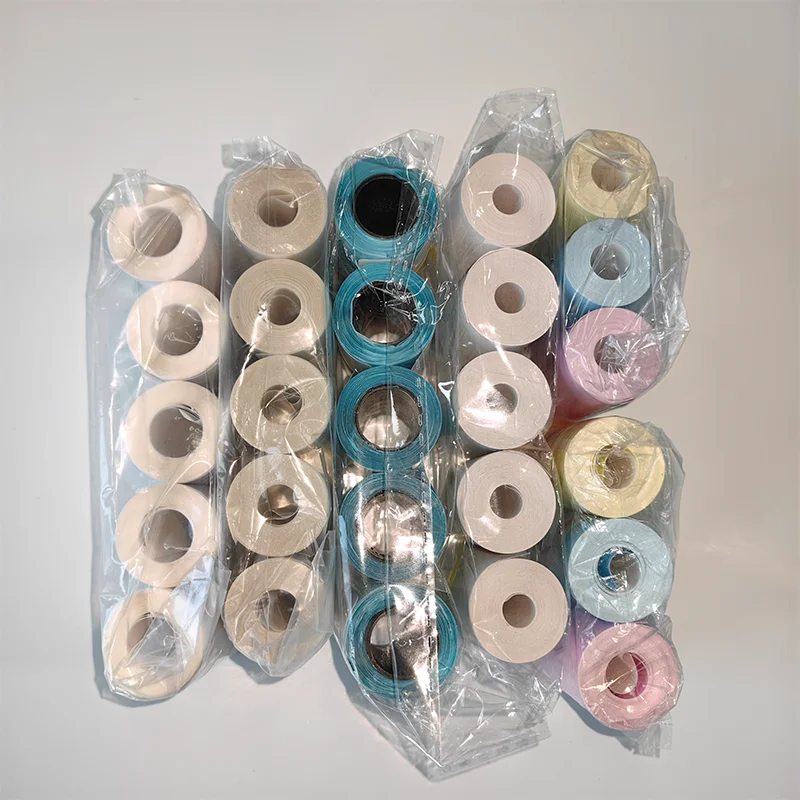 5 Rolls Wit Thermisch Papier Sticker Papier Label Papier Fotopapier Kleur Papier Voor Peripage Paperang Photo Printer