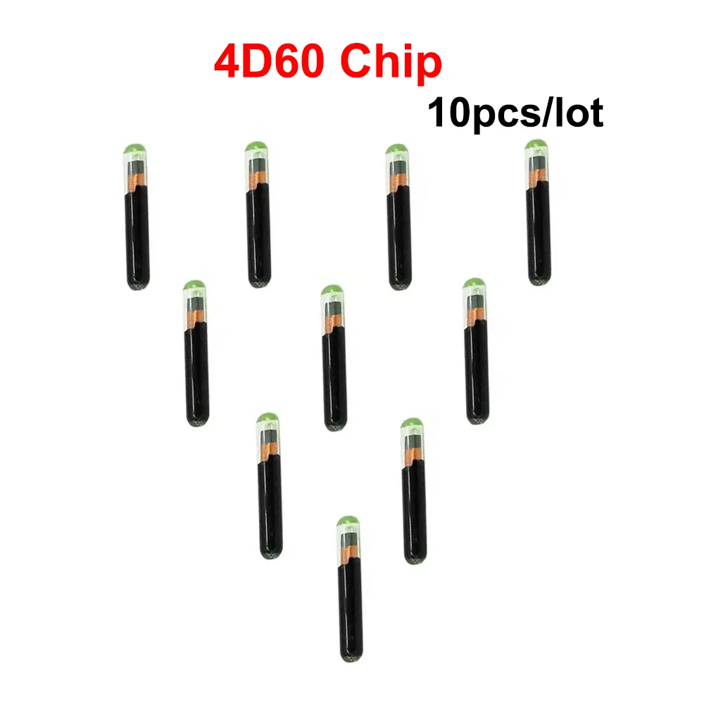 10pcs/lot 4D60 Chip 4D 60 ID60 Big Glass Chips Car Key Chip For Ford Connect Fiesta Focus Ka Mondeo chip