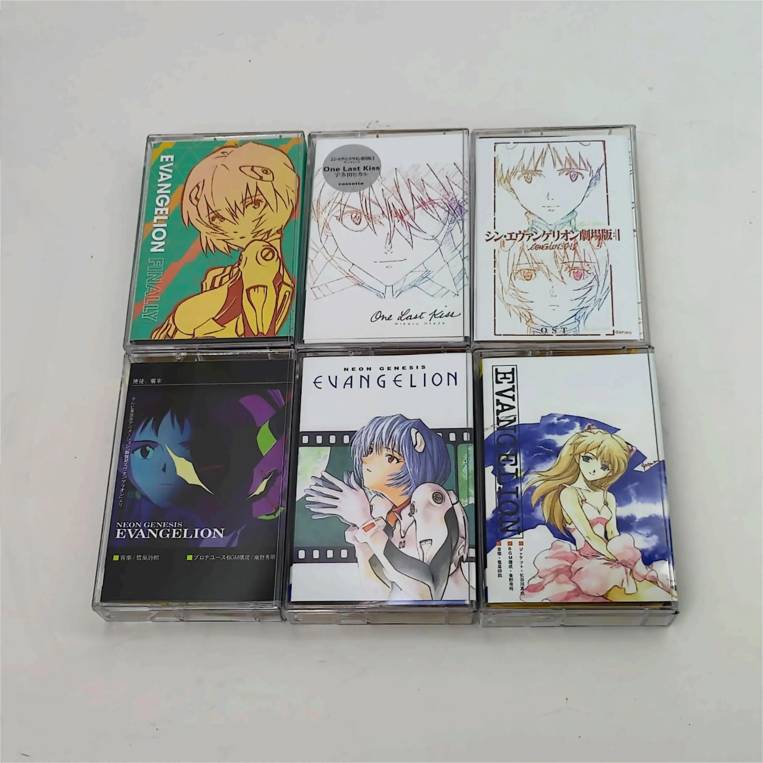 

NEON GENESIS EVANGELION EVA Utada Hikaru Music Tape Greatest Hits OST Album 6Pcs Cassettes Cosplay Recorder Car Soundtracks Box