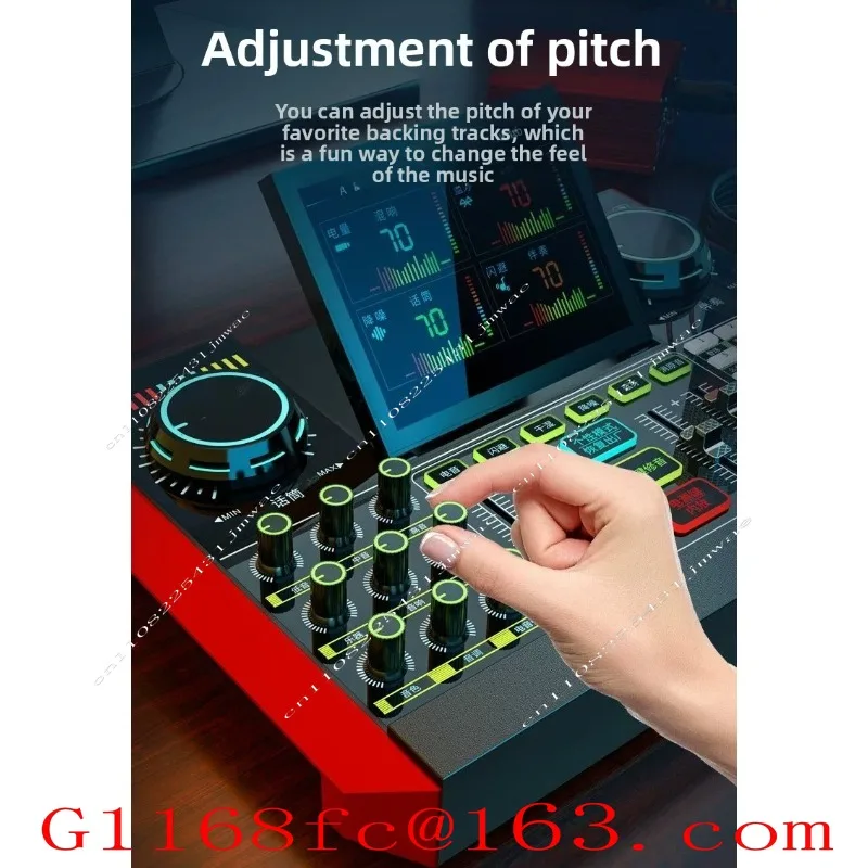 A Complete Set of Live Streaming Equipment for Mobile Singing, Including Anchor Karaoke Recording Set