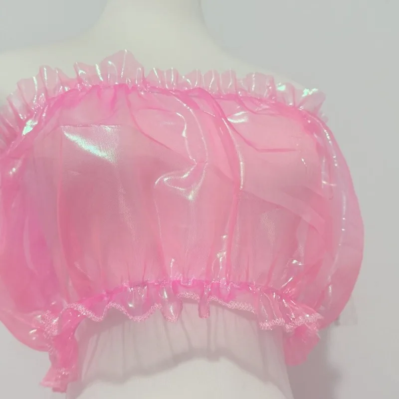 Sutiã Rosa Super Macio para Mulheres, Embalado Individualmente, Higiênico, Conveniente, Lingerie Estilo Tweed Sexy e Confortável, Respirável