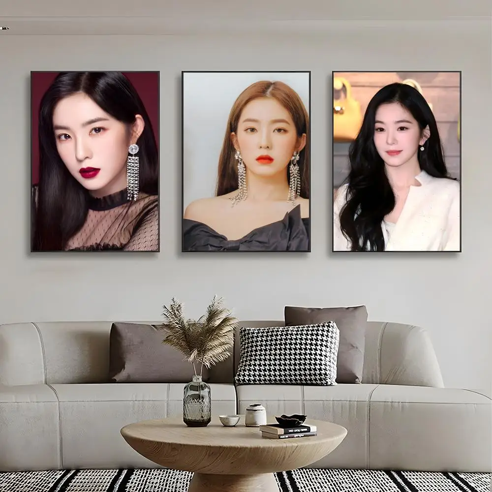 kpop visual idol canvas Irene Poster Retro Kraft Paper Sticker DIY Room Bar Cafe Aesthetic Art Wall