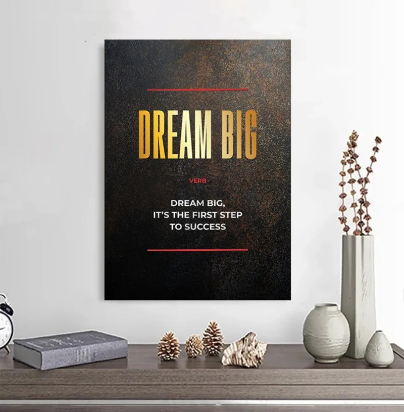 1pc frameless Canvas Painting Grind Hustle Success Motivational Posters Prints Modern Art Entrepreneur Inspirational Canvas Pain