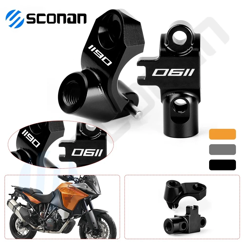 Motorcycle Mirror Holder Replace Clutch Master Cylinder Clamp Bracket 1 Set For 1050 1090 1190 1290 ADV R Adventure