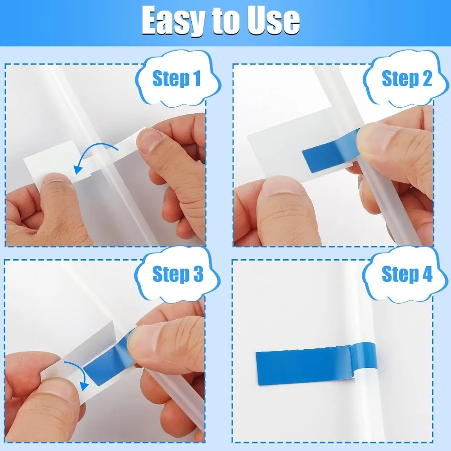 540 قطعة تسميات الكابلات 9 ألوان الحبل التسمية كابلات مقاومة للماء العلامات ذاتية اللصق تسميات الأسلاك كابلات العلامات للطباعة بالليزر #6