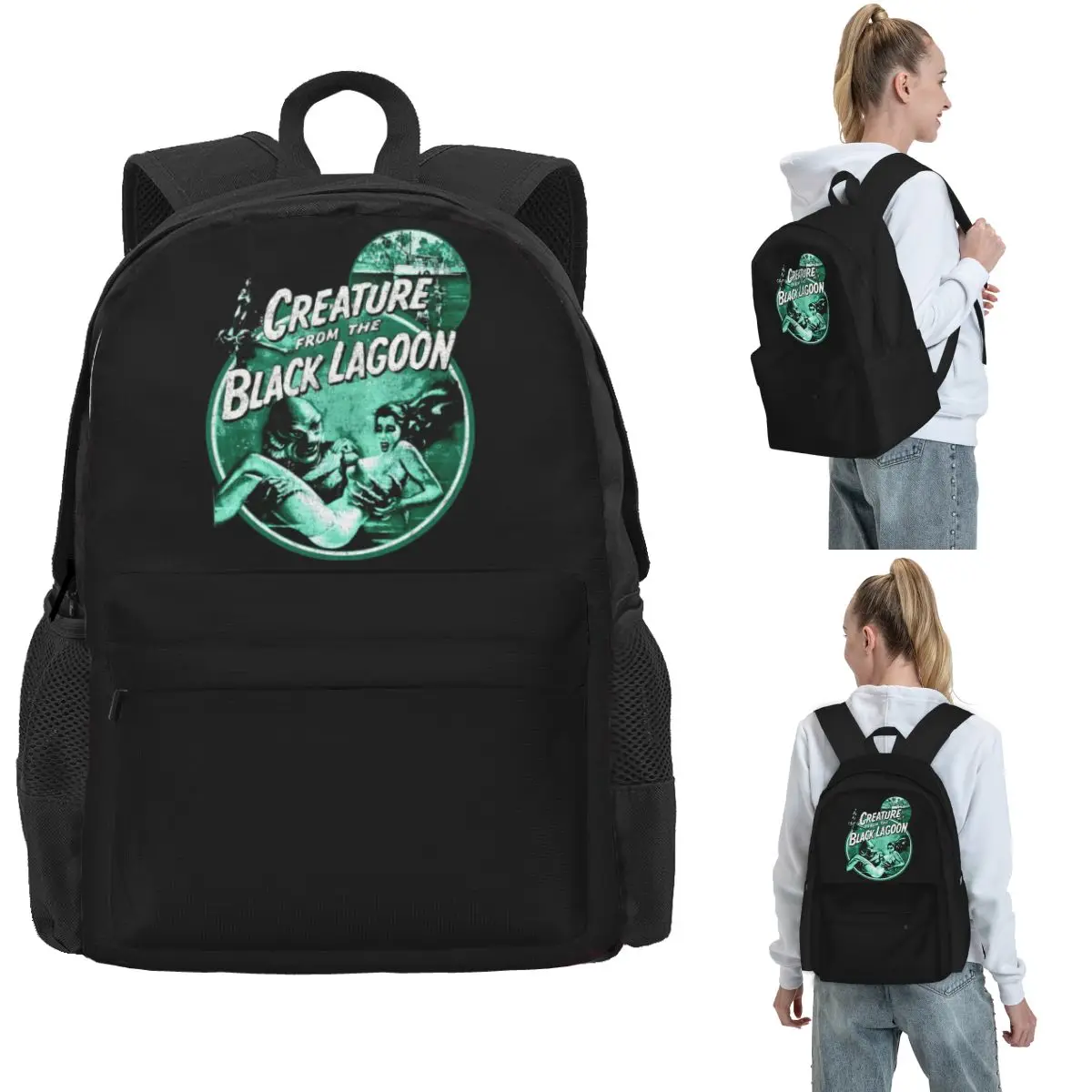 

Horror Movie Retro Style Backpack Hot Sale Daypack Large Capacity Boys Girls BookBag School Bag Shoulder Bags for Men Women