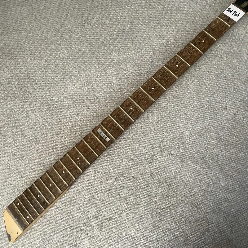 IN986 oryginalna LTD B-50 4-strunowa gitara elektryczna szyjka basowa 24 progi prawa ręka klon + palisander DIY część farby uszkodzenia