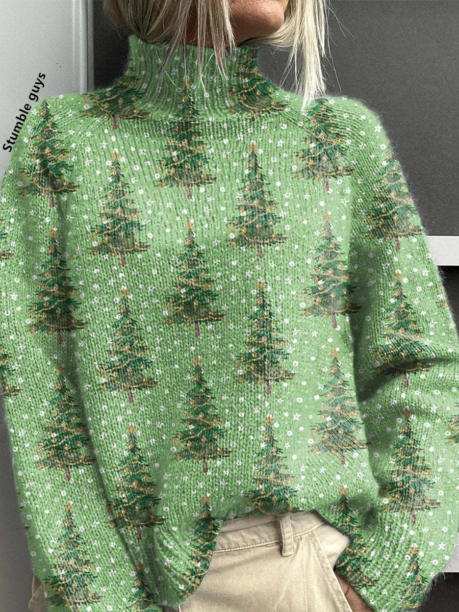 

Осенне-зимний свитер, женская модная повседневная уютная теплая праздничная одежда, толстовка с капюшоном Санта-Клауса, Рождественский подарок, вязаный топ ​