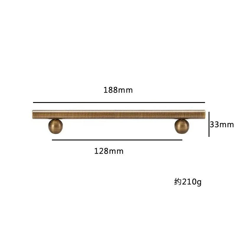 Beicai Messing-Schrankgriff Neuer Hochwertiger Moderner Minimalistischer Schubladen-, Schrank- und Kleiderschrankgriff im Luxus-Design mit Langem Griff – Detail 21