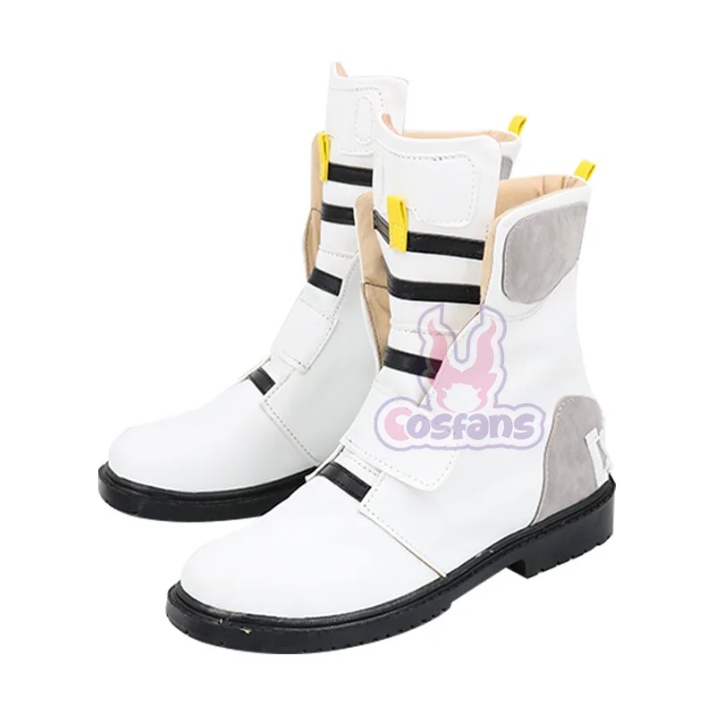 Spiel Valorant Deadlock Cosplay Schuhe Stiefel Requisiten Halloween Party Rolle Spielen Deadlock Schuhe VALORANT Stiefel PU Leder Schuhe