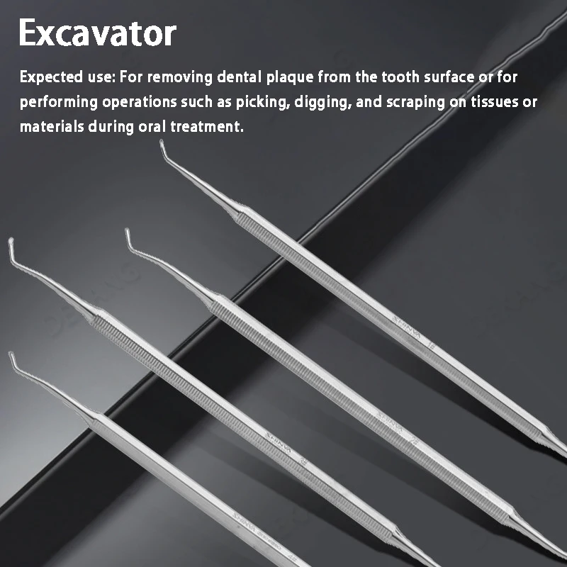 Scraping Tool, Cleaning Spoon, Tartar Remover, Stainless Steel