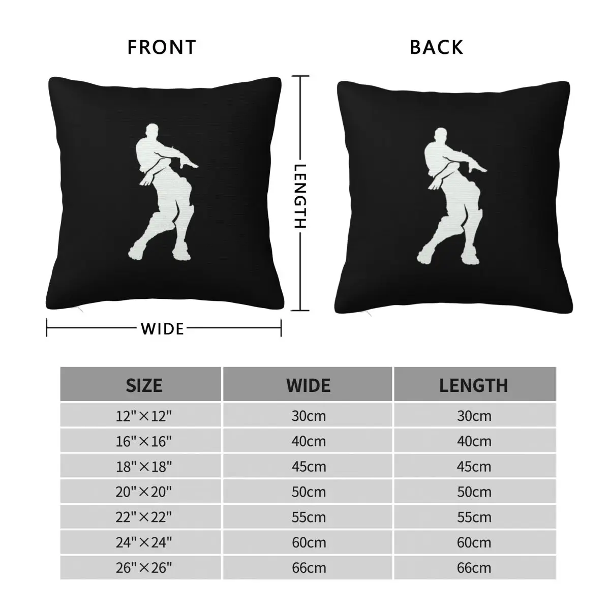 Battle Royale Victory Dance Orange Justice Square Pillowcase Polyester Linen Velvet Printed Decor Pillow Case Home Cushion Cover