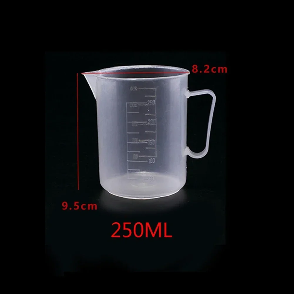 250/500/1000/2000/5000ml Transparent Plastic Measure Cup Dual Scale Cup Container Laboratory Liquid Measure Cup Kitchen Tool